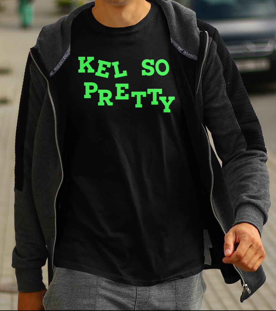 Kel So Pretty Retro Neon Text T-Shirt