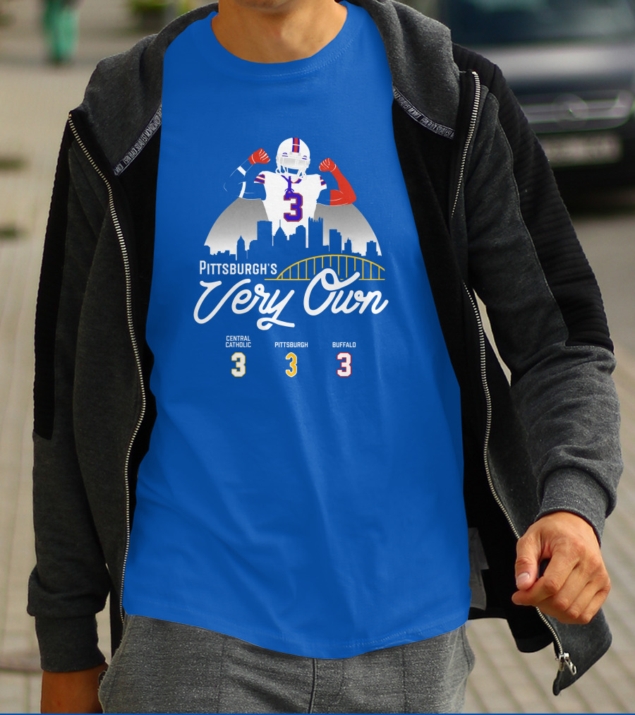 Pittsburgh's Very Own Central Catholic Pittsburgh Buffalo 3 T-Shirt