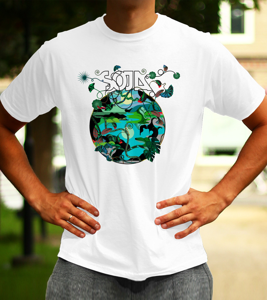 SOJA Earthy Jungle Nature Design Soja Gear T-Shirt