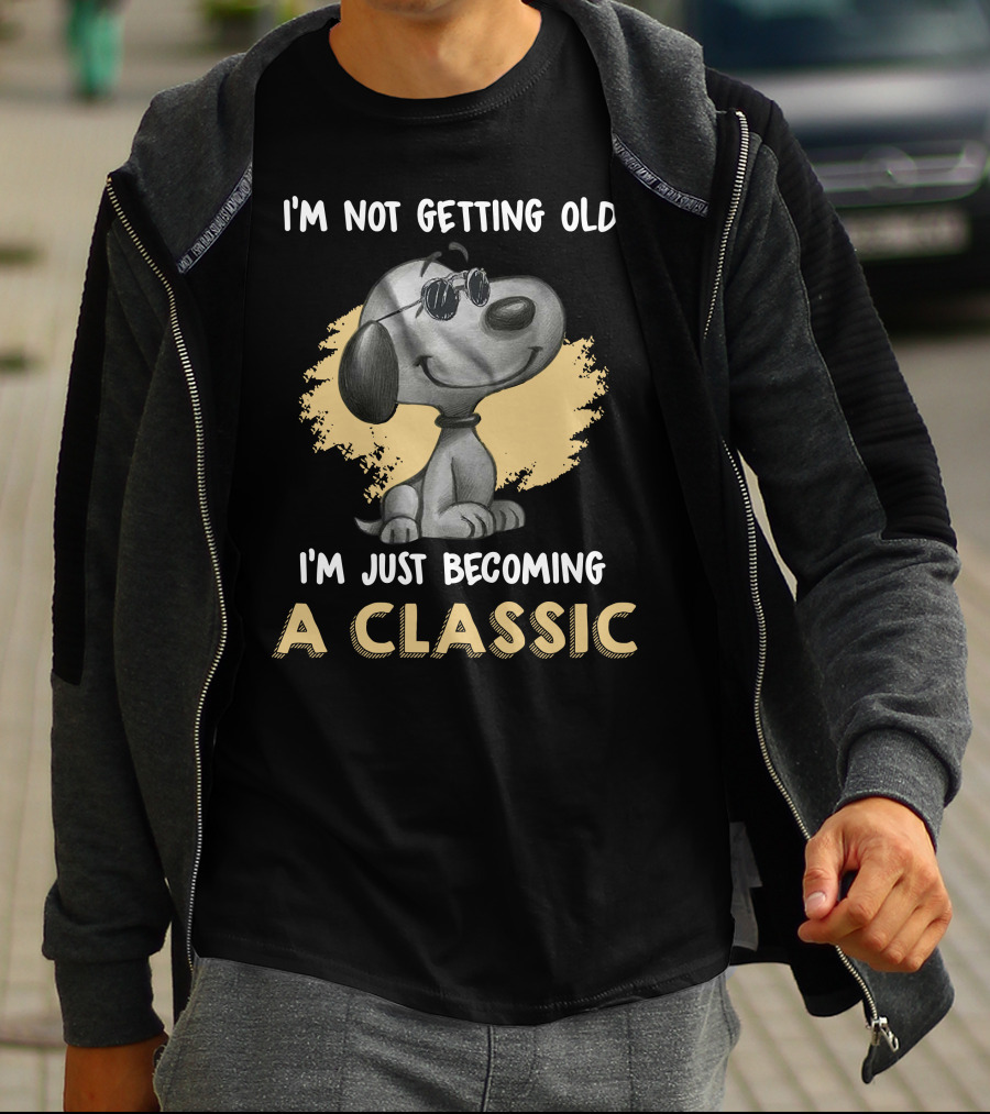 I’m Not Getting Old I’m Just Becoming A Classic Peanuts Snoopy T-Shirt