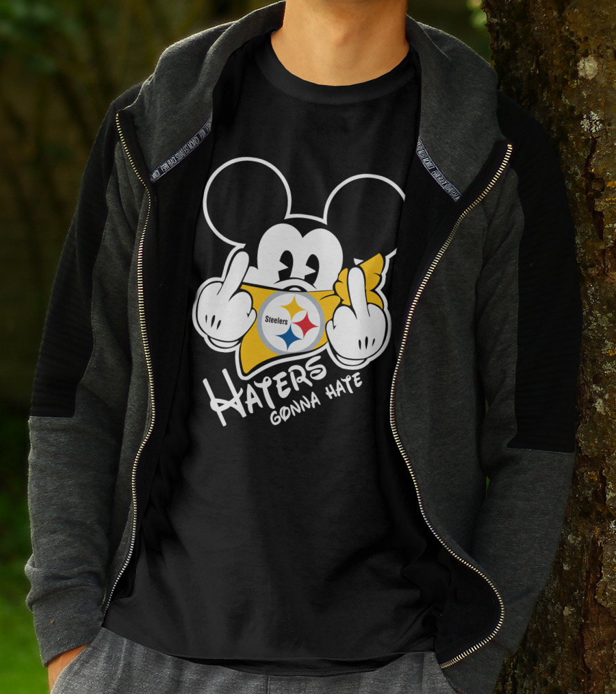 Haters Gonna Hate Mickey Mouse Steelers T-Shirt