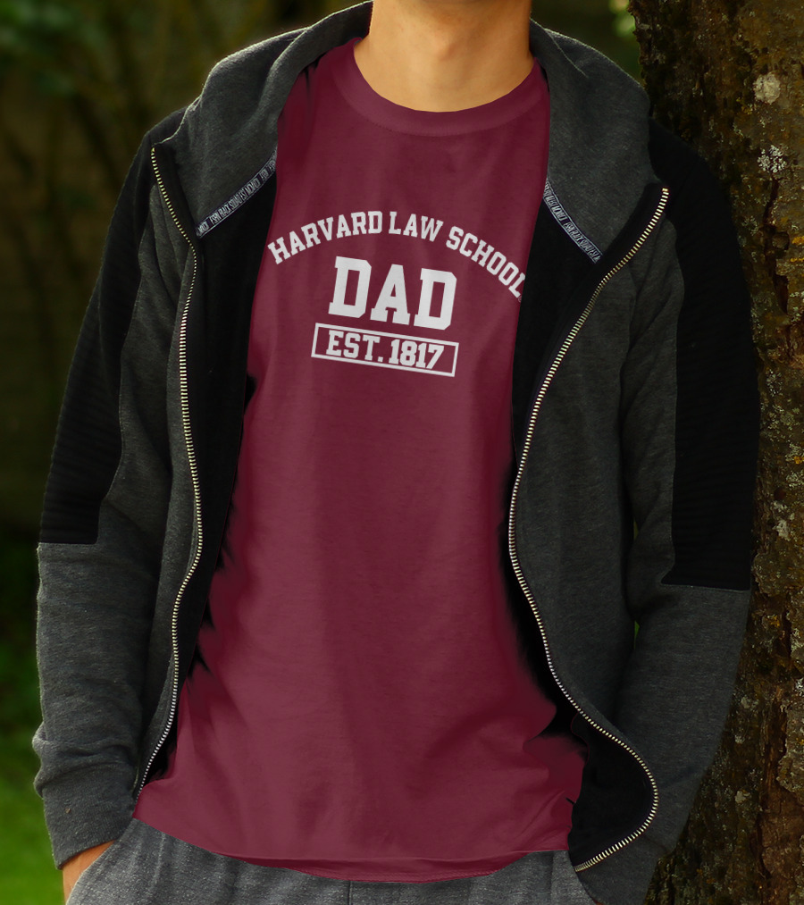 Harvard Law School Dad Est 1817 Aiden Thomas T-Shirt