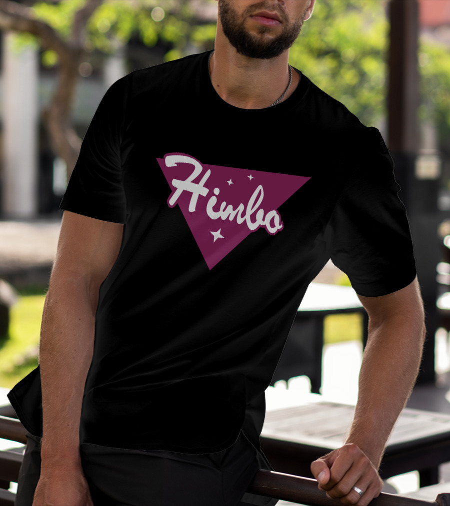Himbo Triangle Starry Design M J Says Things T-Shirt