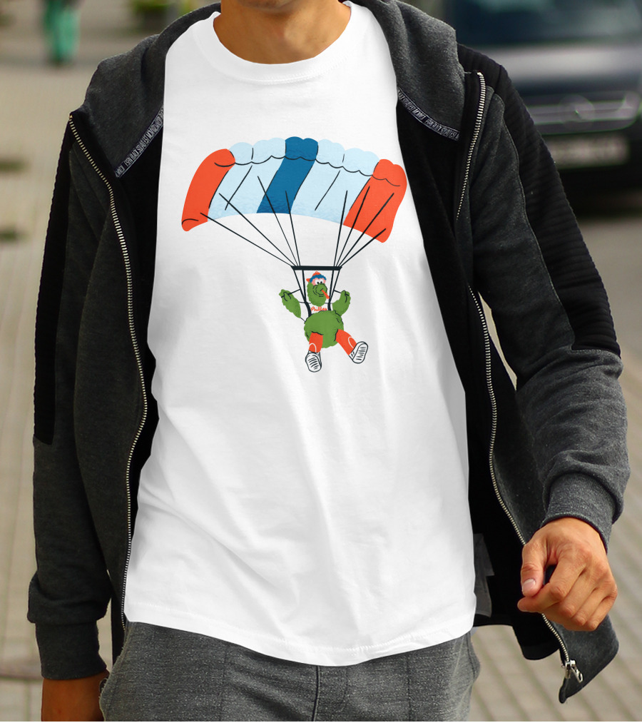 Baseballin Parachuting Mascot On Our Way To A 162-0 Season T-Shirt