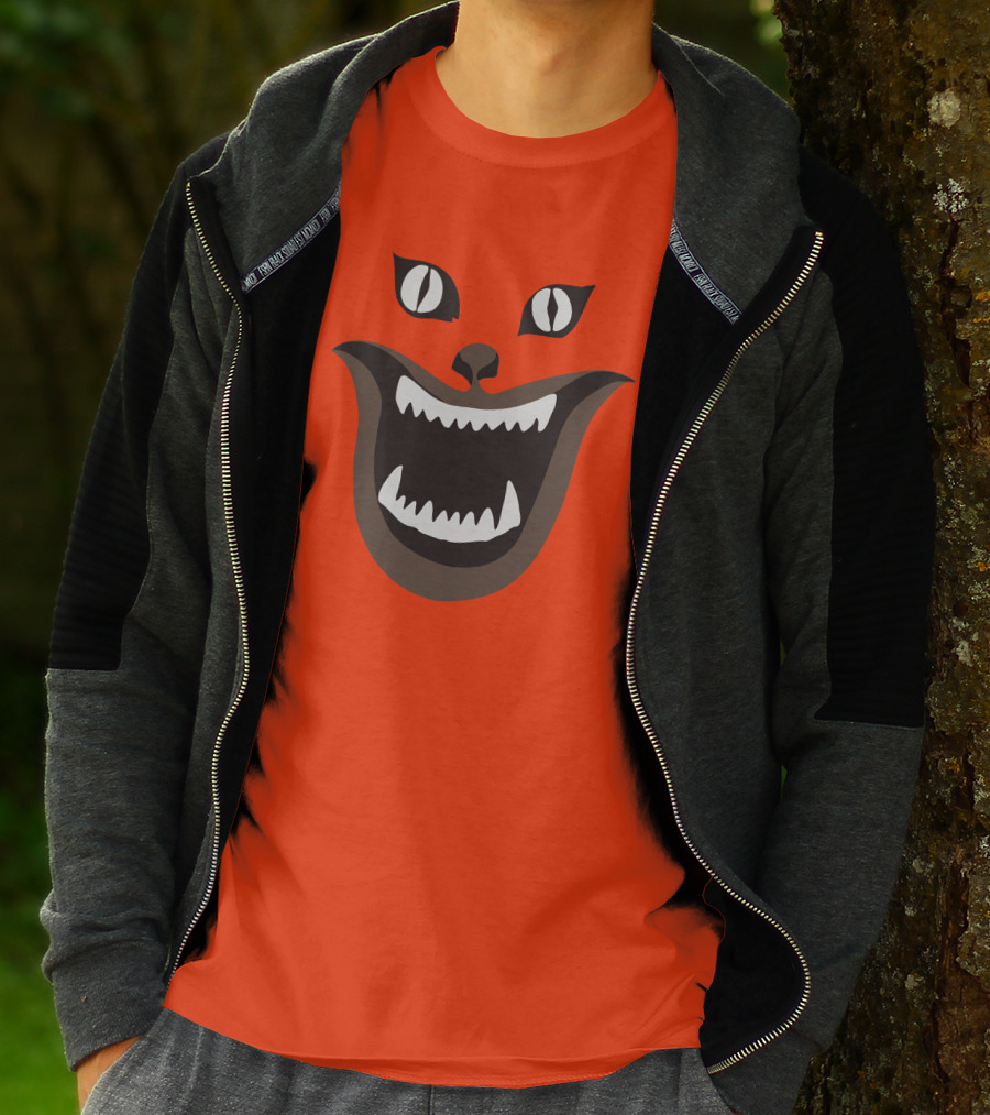 Criterion Channel The Criterion House Horror Cat Face Criterion Merch T-Shirt