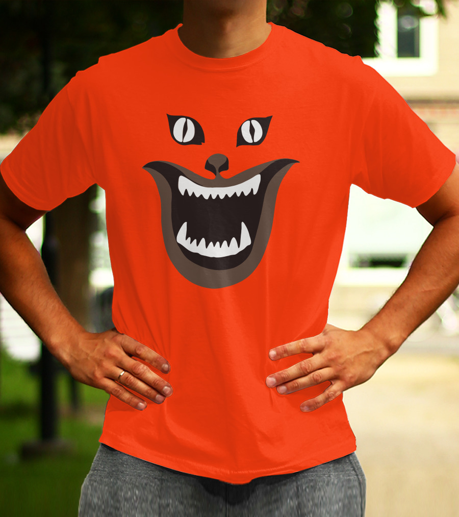 Criterion Channel The Criterion House Horror Cat Face Criterion Merch T-Shirt