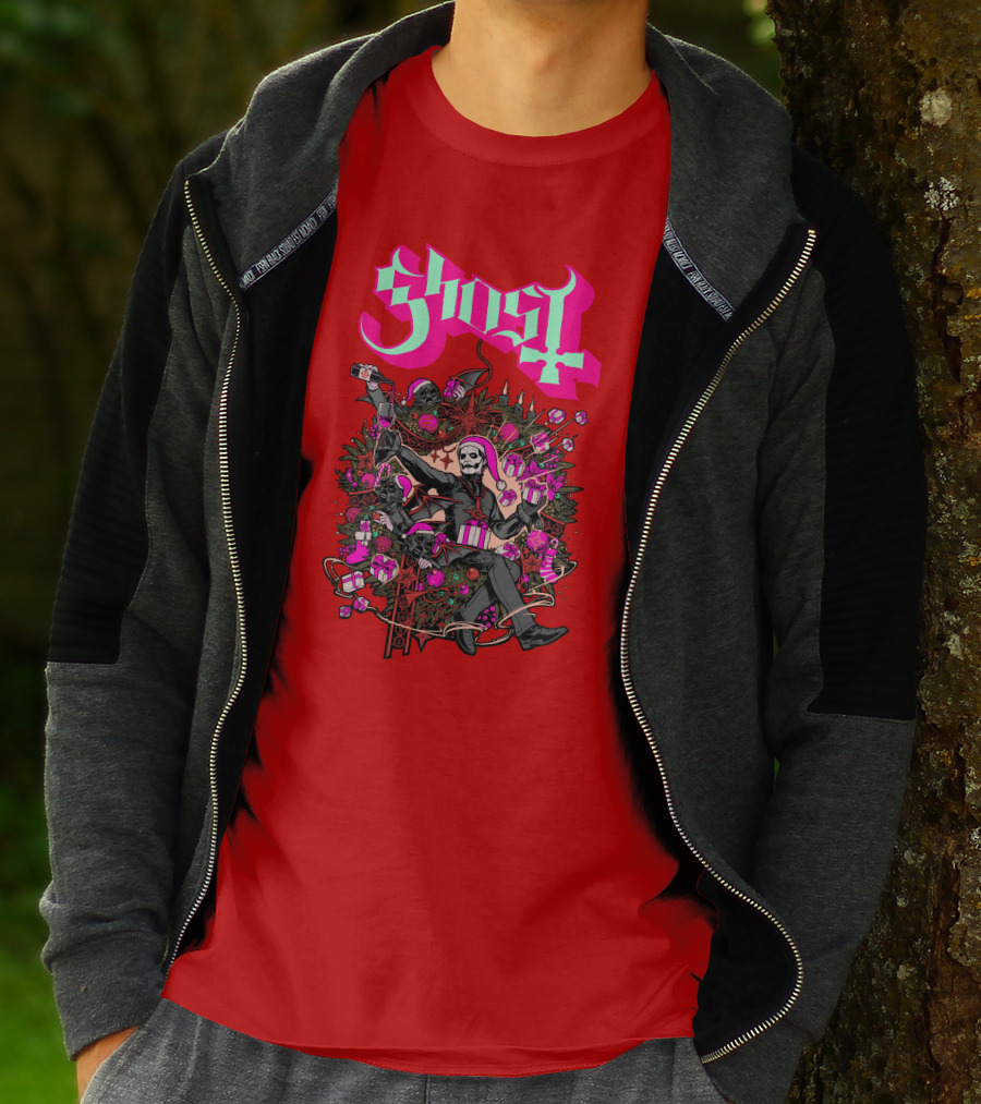 Ghost Holiday Skeleton Festivus T-Shirt