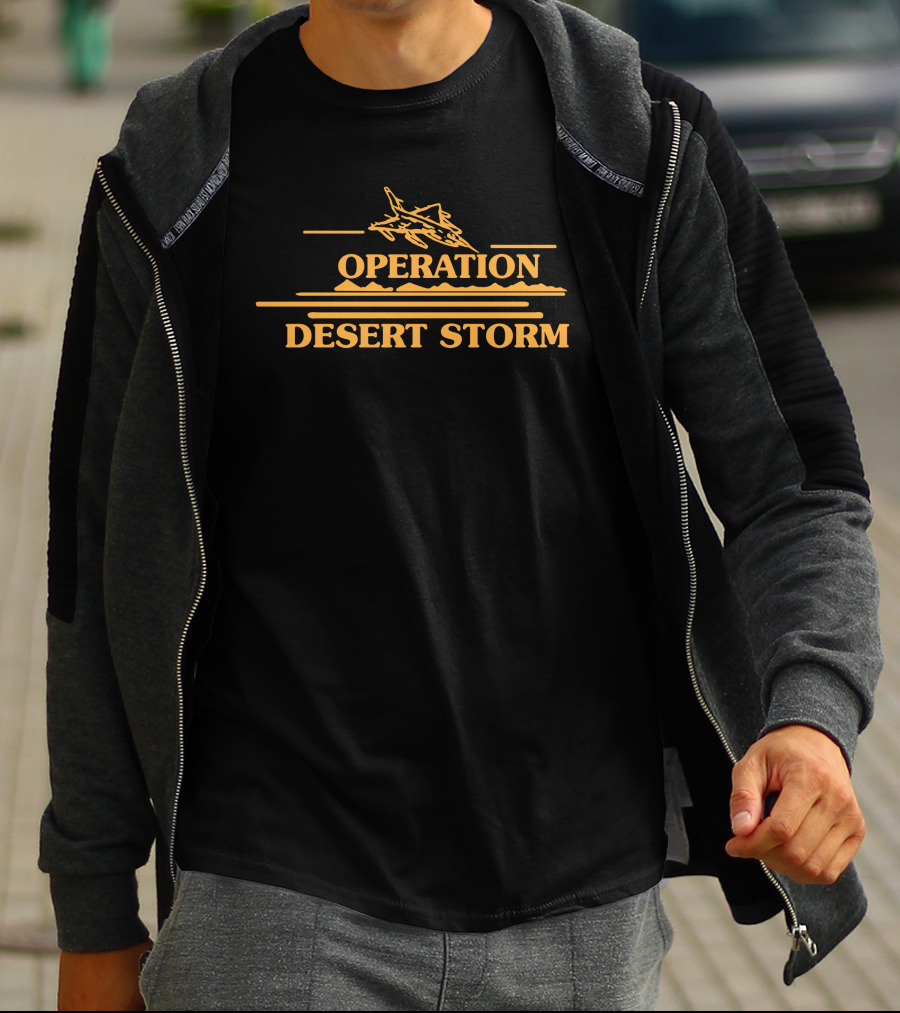 Brandy Operation Desert Storm Fighter Jet T-Shirt