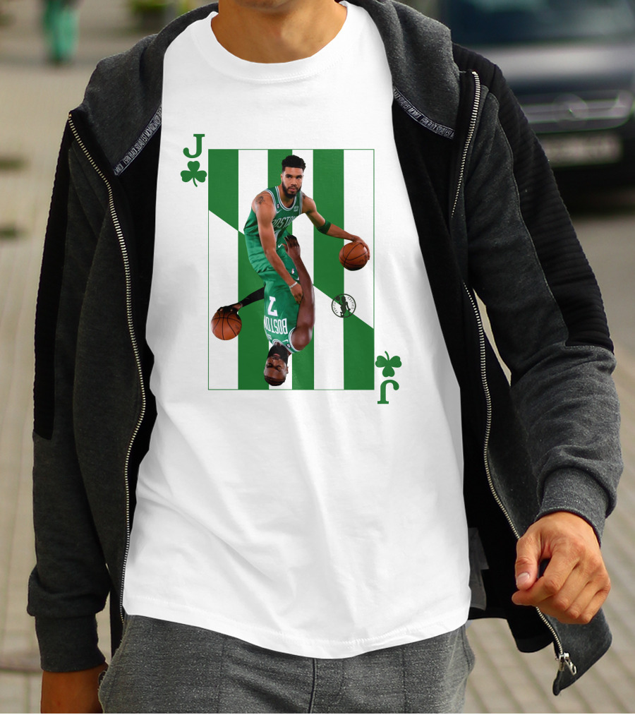 Jason Tatum And Jaylen Brown The Jays Boston Celtics Playing Card T-Shirt