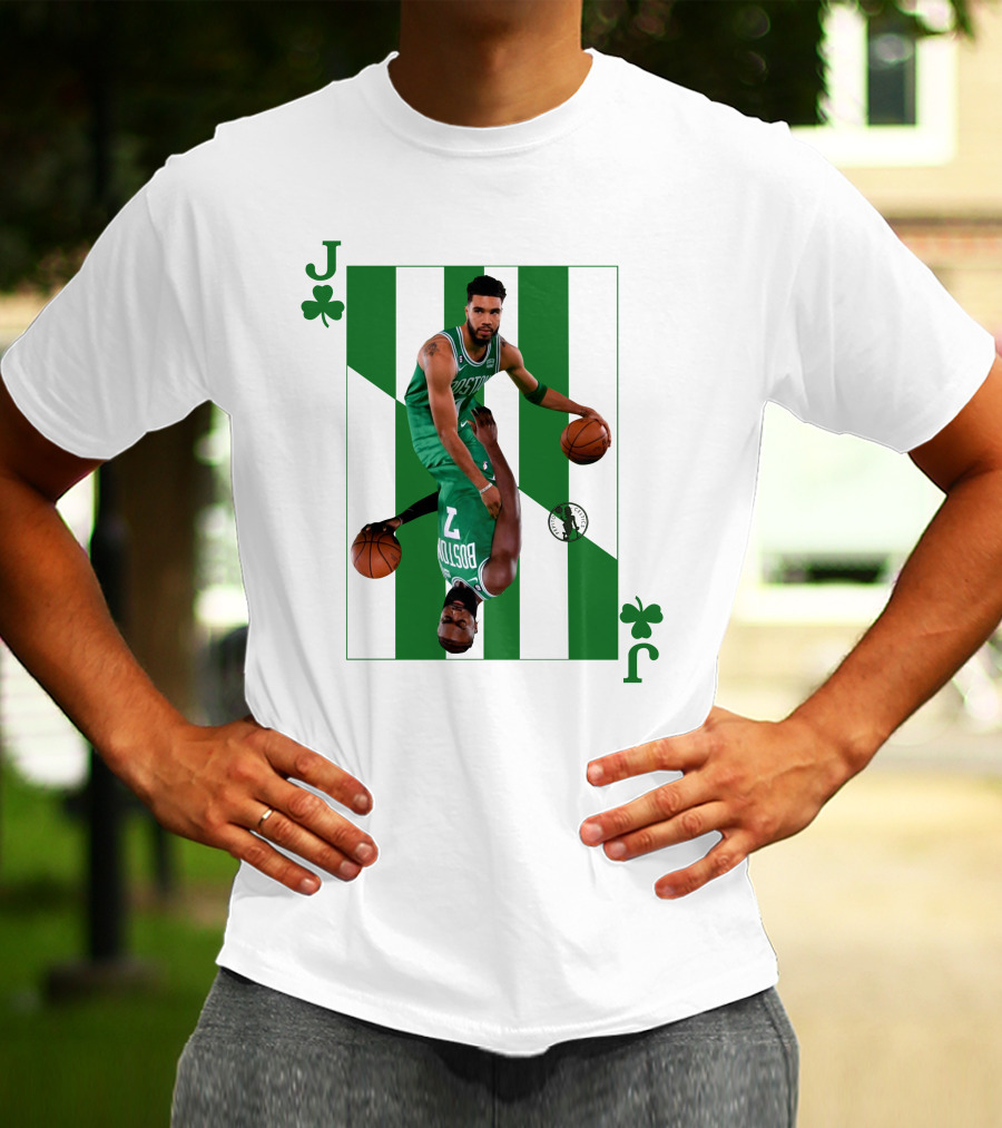 Jason Tatum And Jaylen Brown The Jays Boston Celtics Playing Card T-Shirt