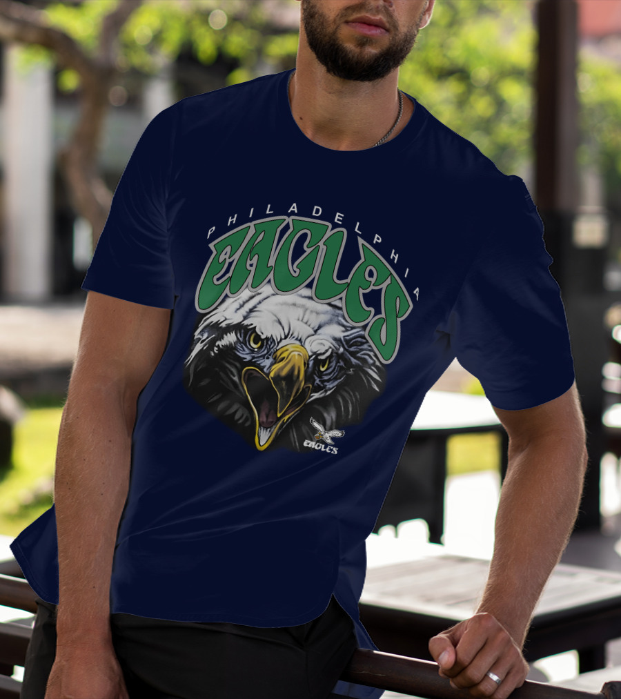 Philadelphia Eagles Salem Sportswear Bold Eagle Head T-Shirt