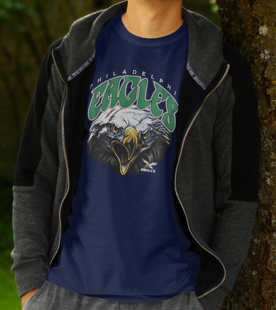Philadelphia Eagles Salem Sportswear Bold Eagle Head T-Shirt