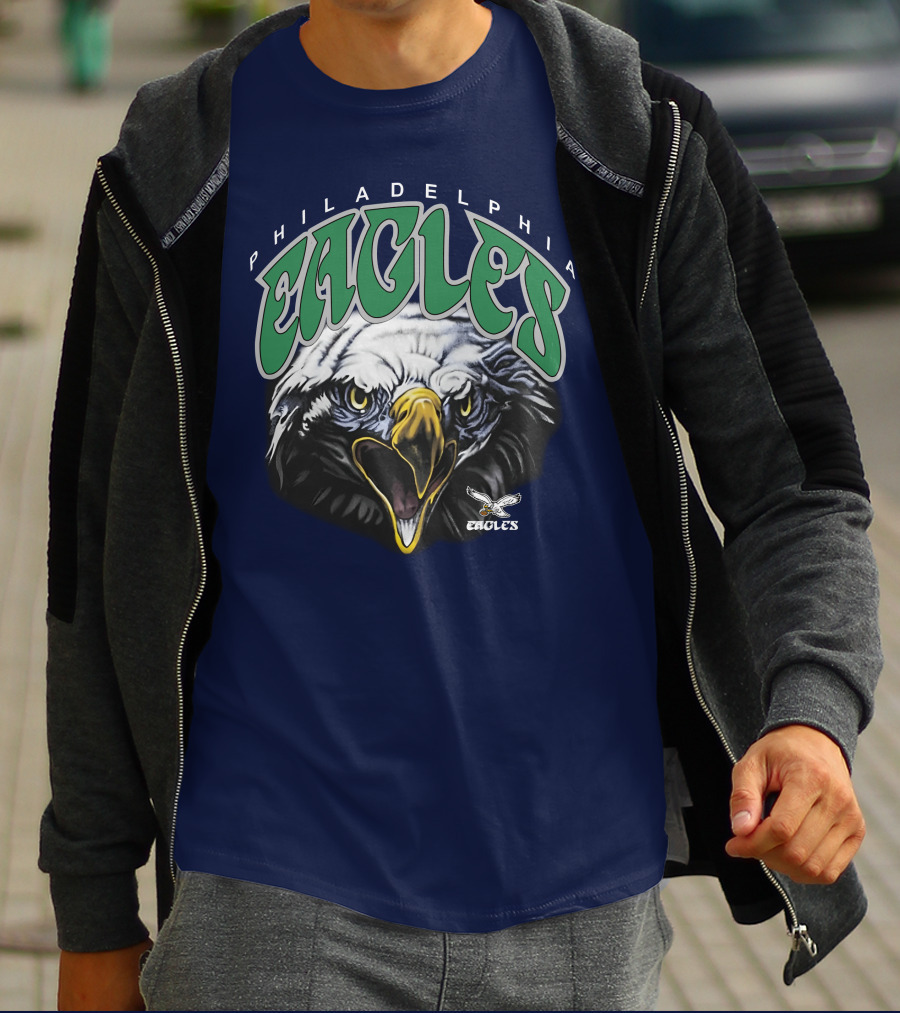 Philadelphia Eagles Salem Sportswear Bold Eagle Head T-Shirt