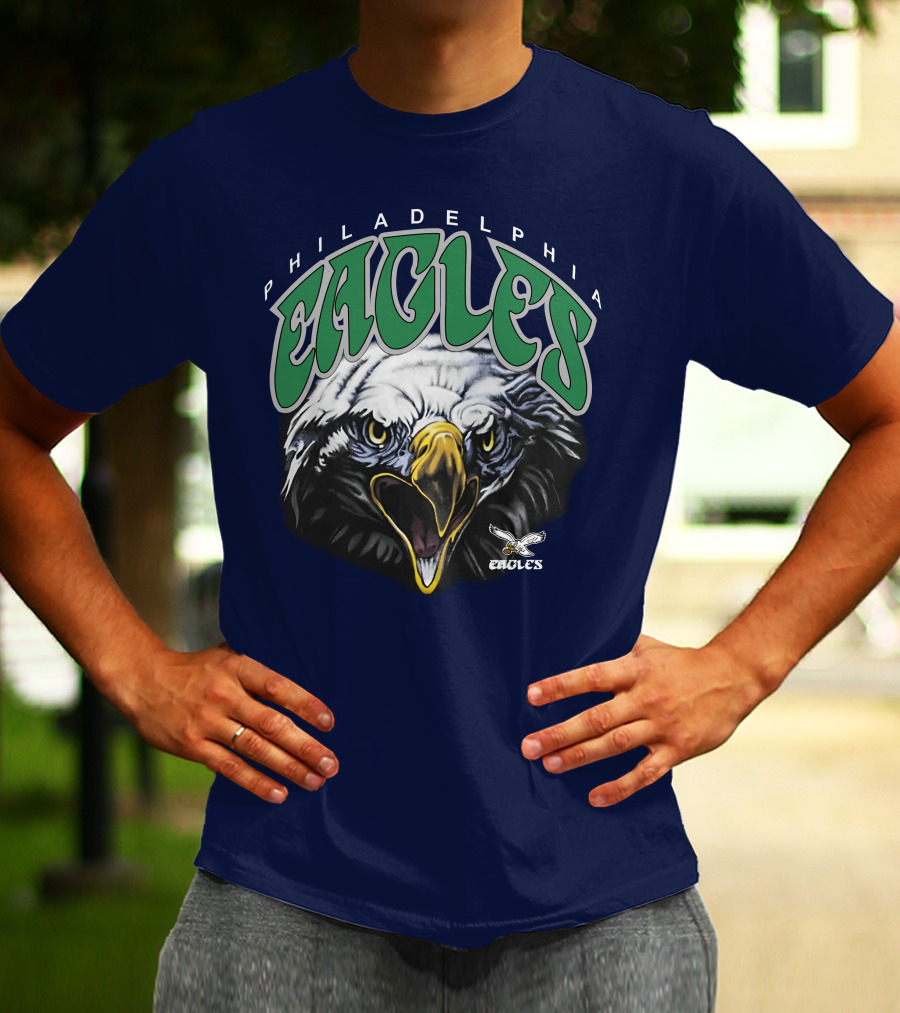 Philadelphia Eagles Salem Sportswear Bold Eagle Head T-Shirt