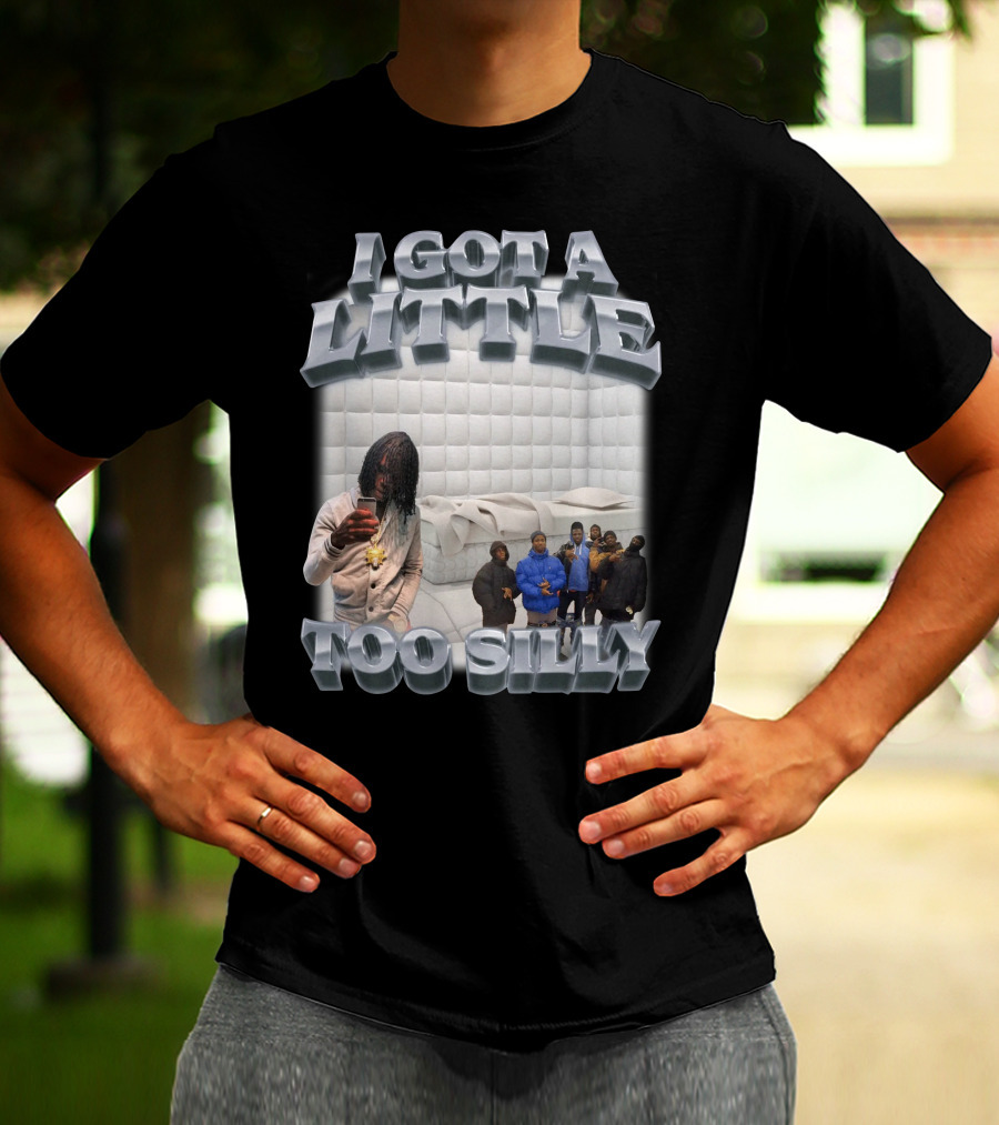 I Got A Little Too Silly Padded Room Selfie Group Posing T-Shirt