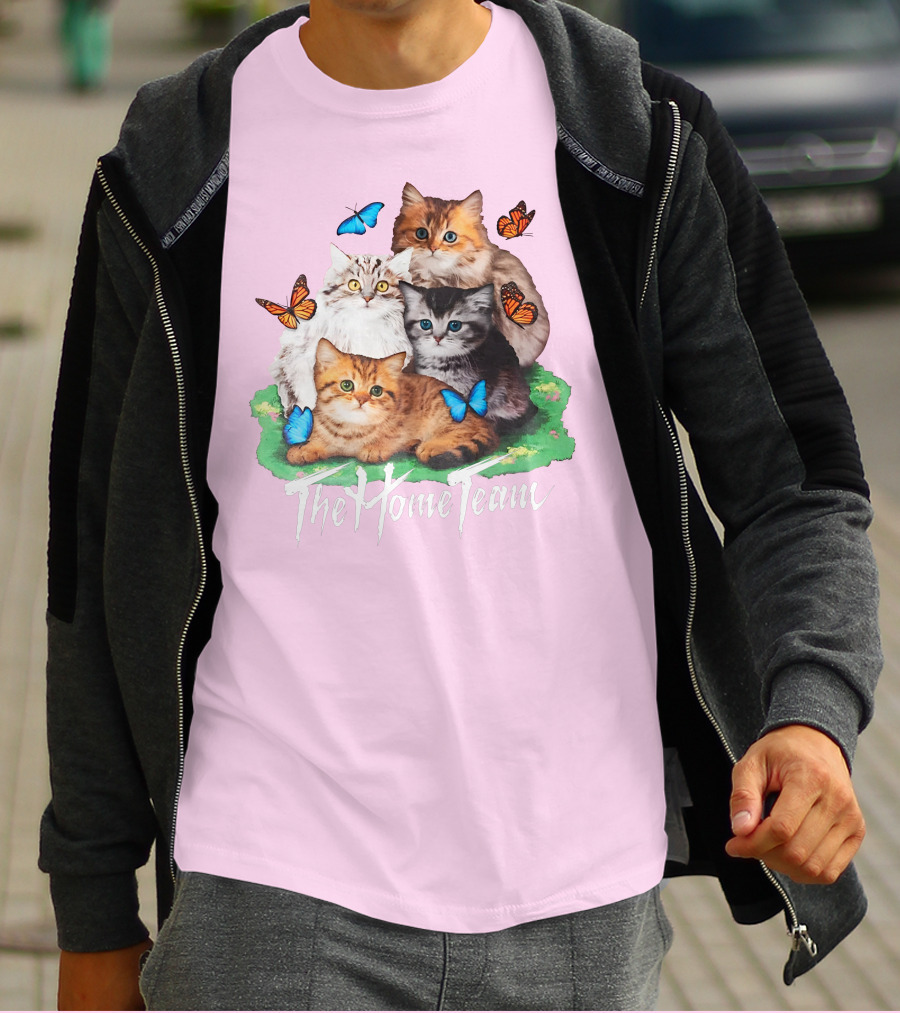 Kittens The Home Team Butterflies T-Shirt