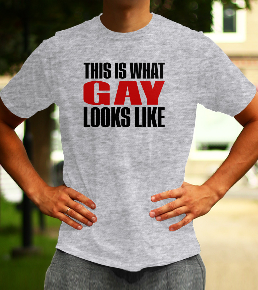 This Is What Gay Looks Like Bold Red T-Shirt