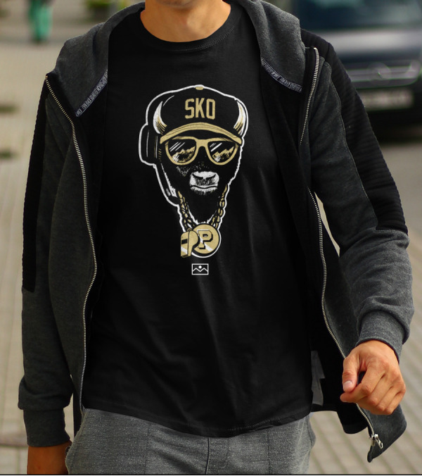 SKO Time P Mascot Rapper Style Bear With Shades And Cap T-Shirt