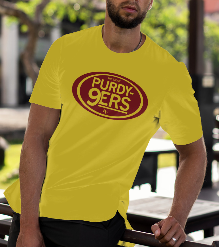 The Brock Purdy-9Ers BP Logo Oval T-Shirt