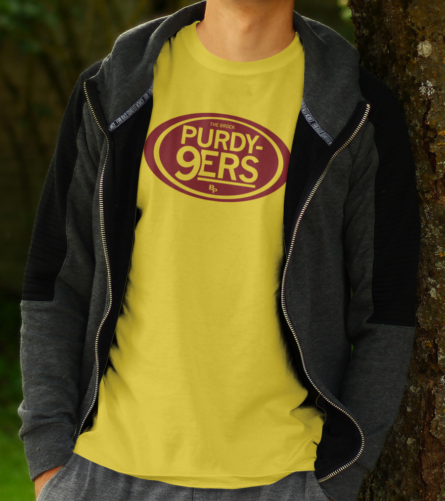 The Brock Purdy-9Ers BP Logo Oval T-Shirt