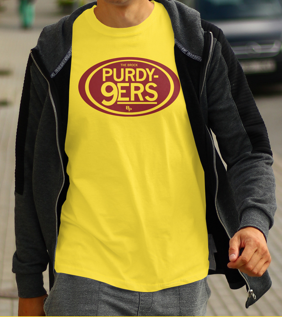 The Brock Purdy-9Ers BP Logo Oval T-Shirt