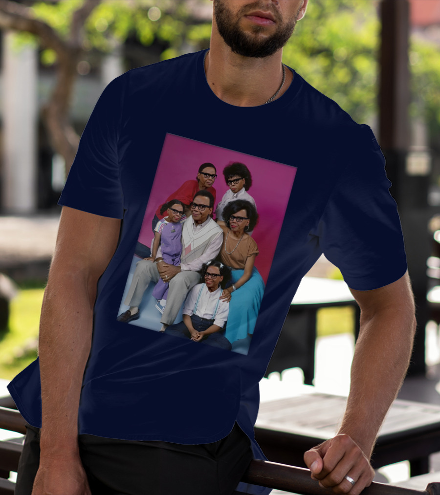 Keeping Up With The Ru's Family Portrait Multiface Glasses T-Shirt