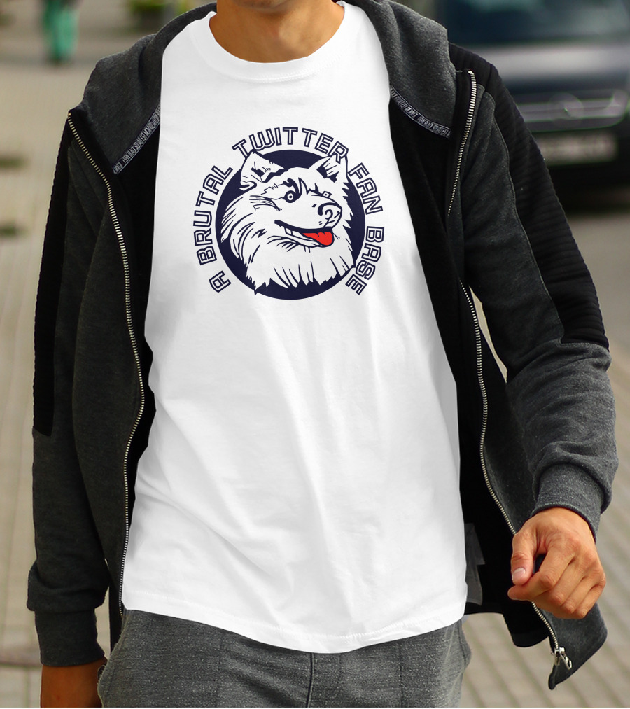 A Brutal Twitter Fan Base Wolf Face T-Shirt