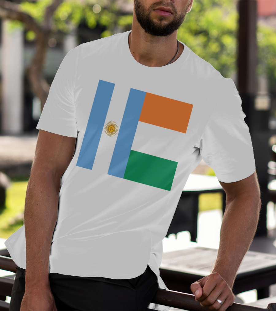Argentina Flag Ireland Flag T-Shirt
