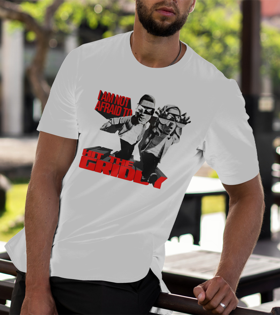I Am Not Afraid To Hit The Griddy With Retro Dance Figures T-Shirt