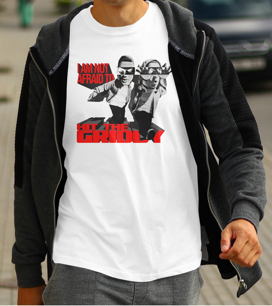 I Am Not Afraid To Hit The Griddy With Retro Dance Figures T-Shirt