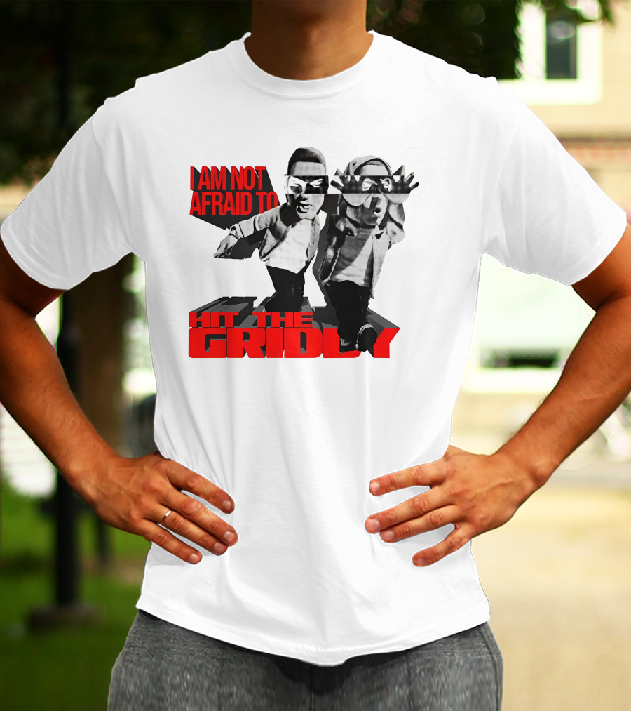 I Am Not Afraid To Hit The Griddy With Retro Dance Figures T-Shirt