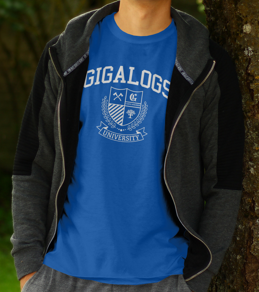 Gigalogs University Carpe Arborem Crest T-Shirt
