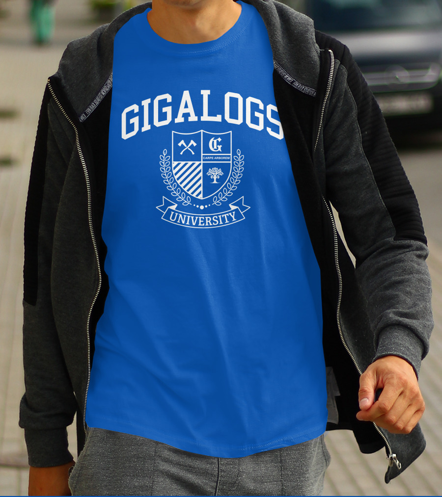 Gigalogs University Carpe Arborem Crest T-Shirt