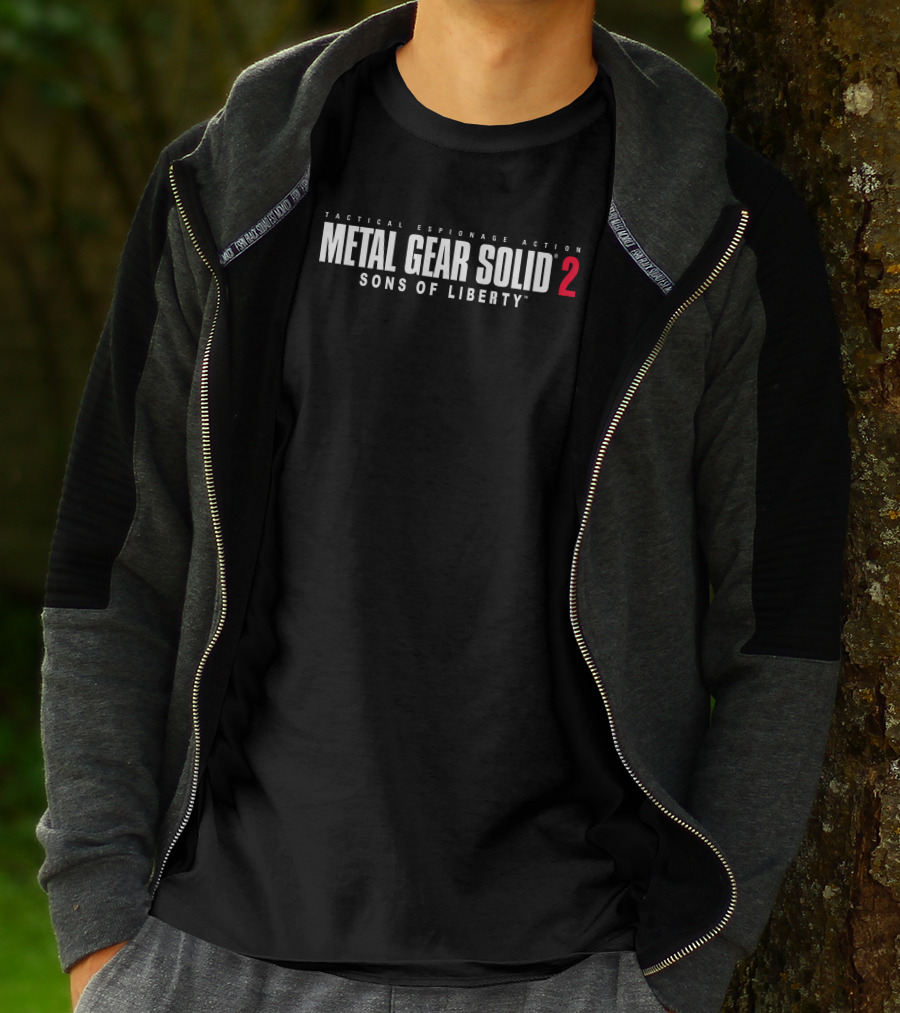 Metal Gear Solid 2 Sons Of Liberty Tactical Espionage Action T-Shirt