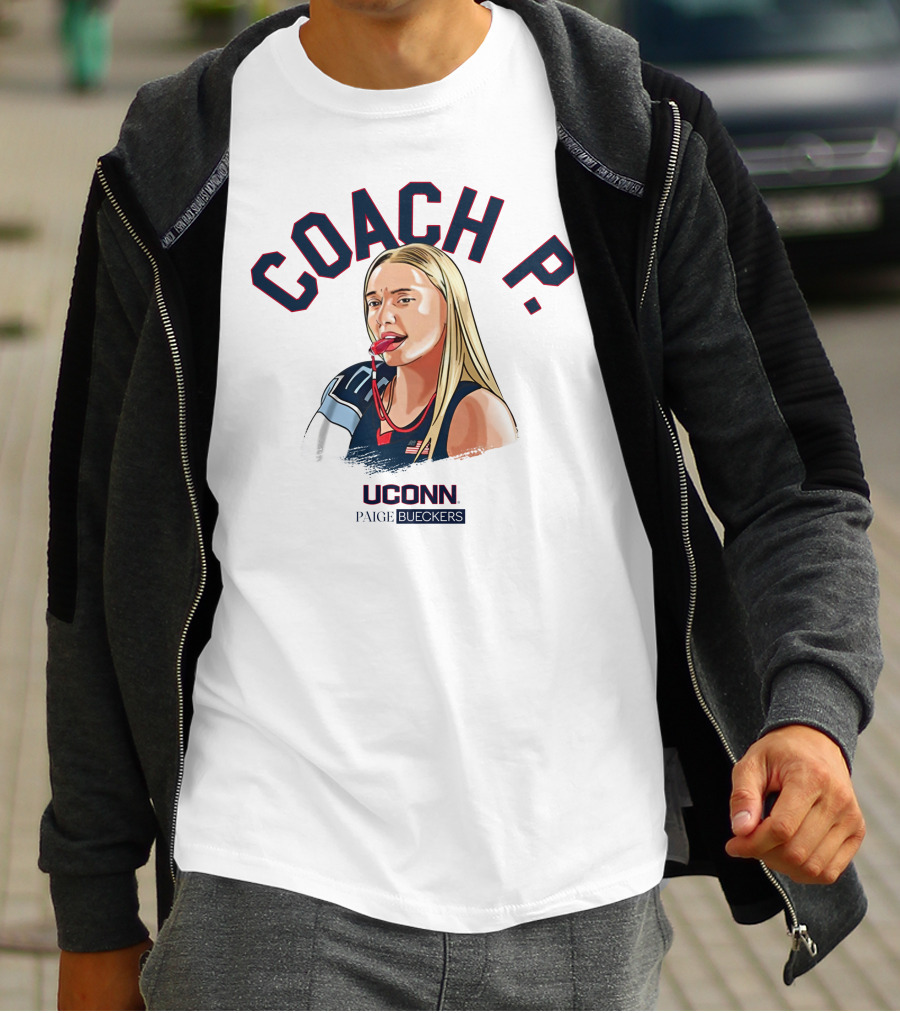 Coach P Paige Bueckers UConn T-Shirt