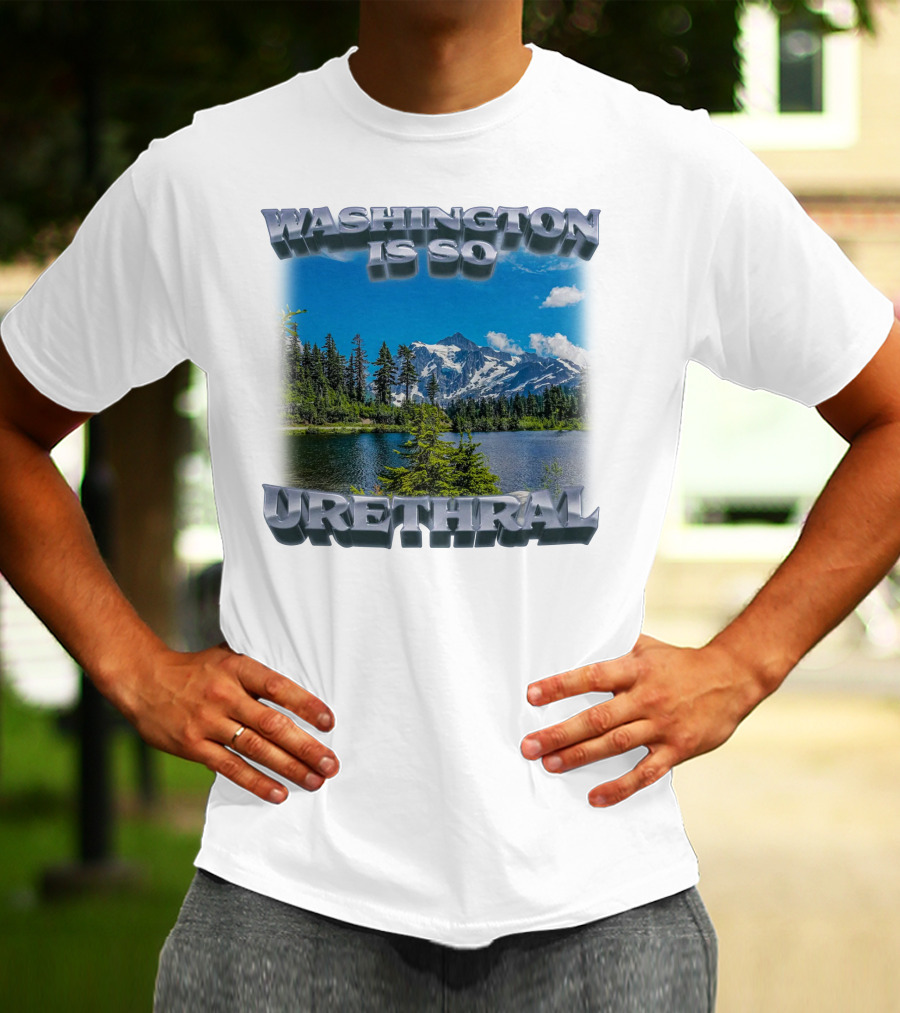 Washington Is So Urethral Nature Scenery T-Shirt