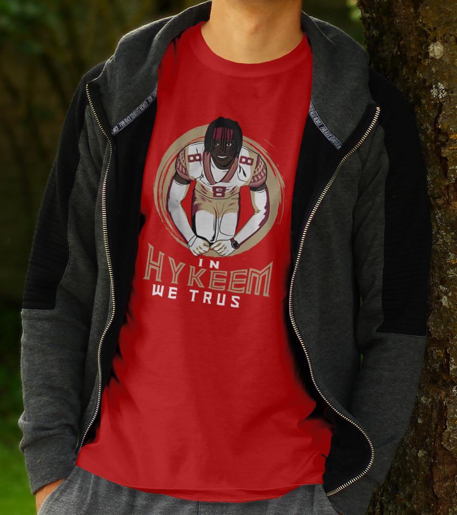Hykeem Football Embrace Number 8 In Hykeem We Trust T-Shirt