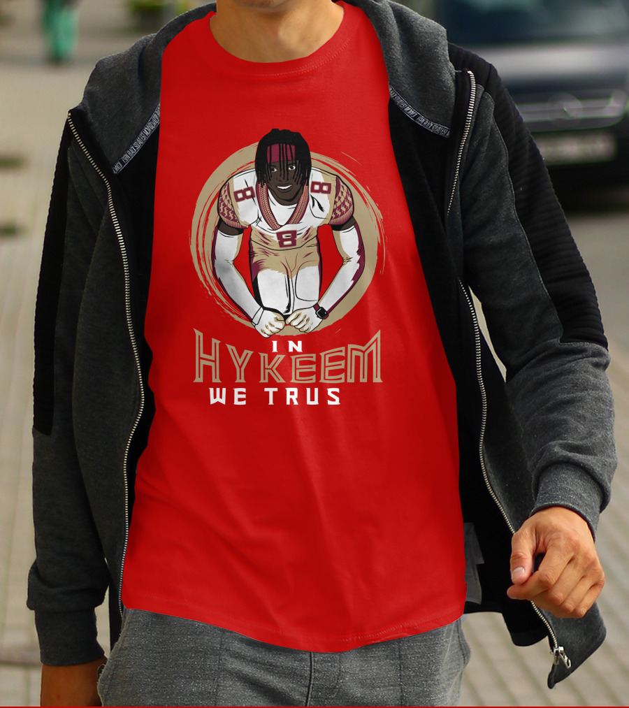 Hykeem Football Embrace Number 8 In Hykeem We Trust T-Shirt