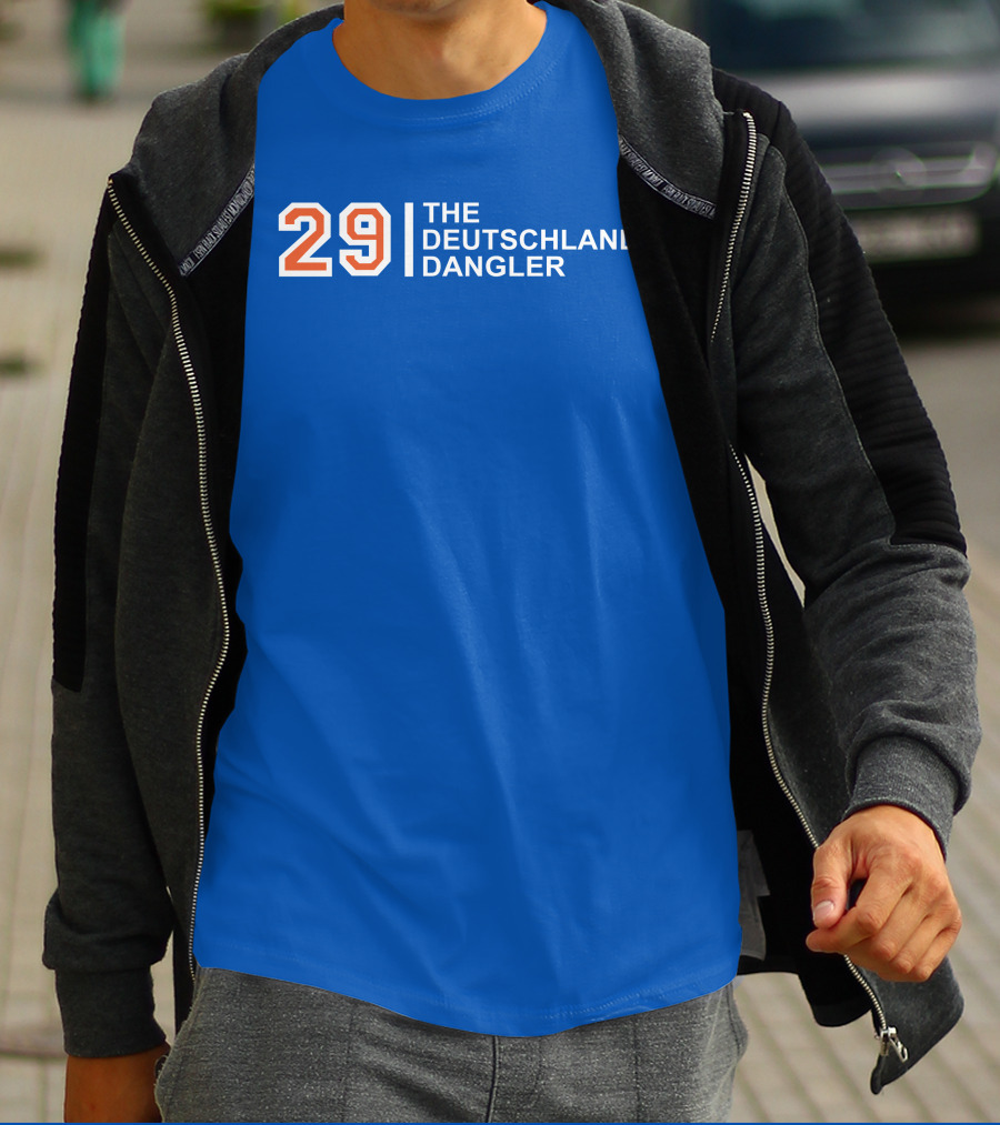 29 The Deutschland Dangler Hockey Sports Jersey T-Shirt