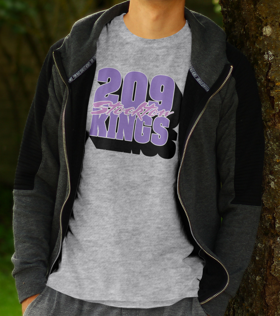 209 Stockton Kings Basketball Team T-Shirt