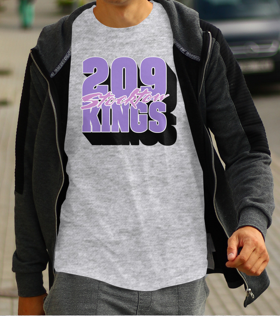 209 Stockton Kings Basketball Team T-Shirt