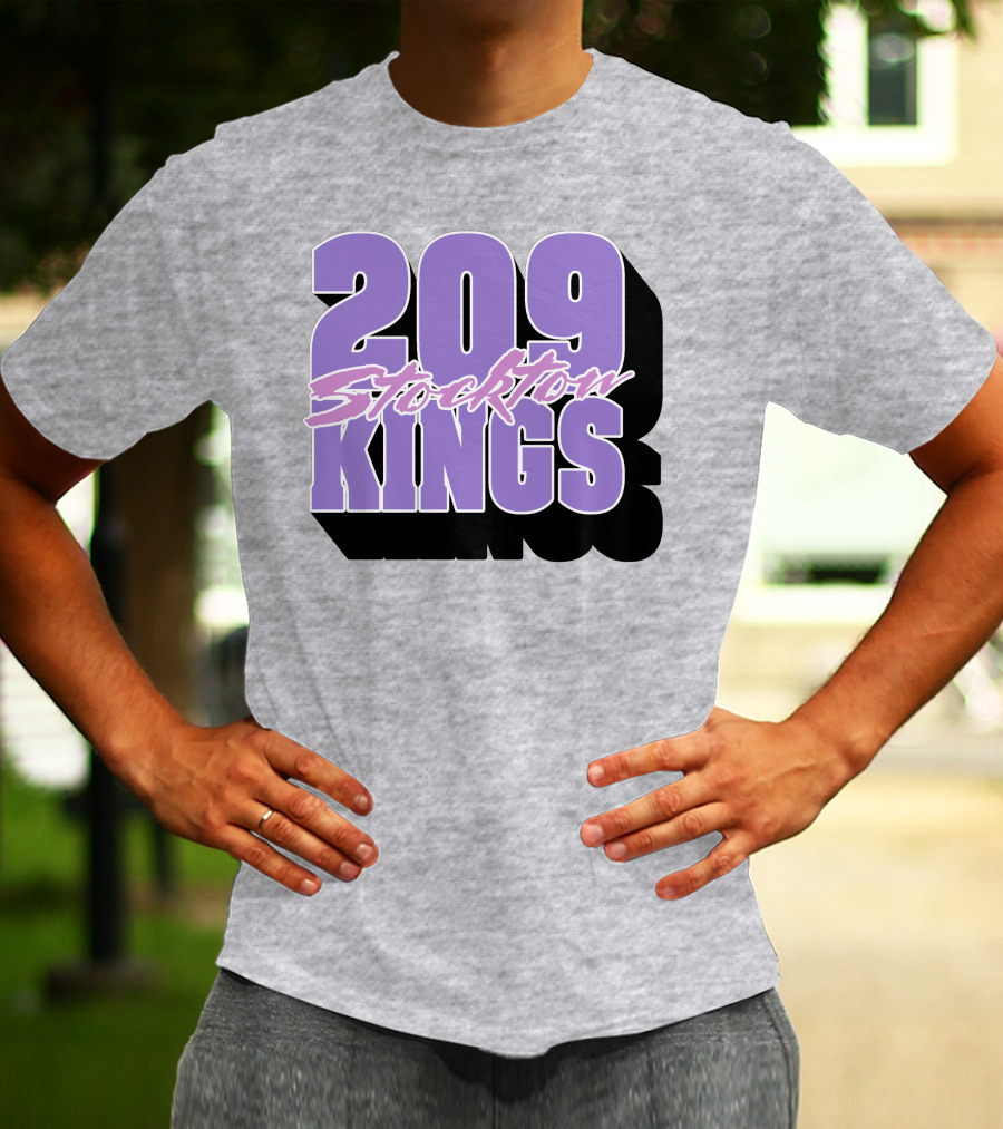 209 Stockton Kings Basketball Team T-Shirt