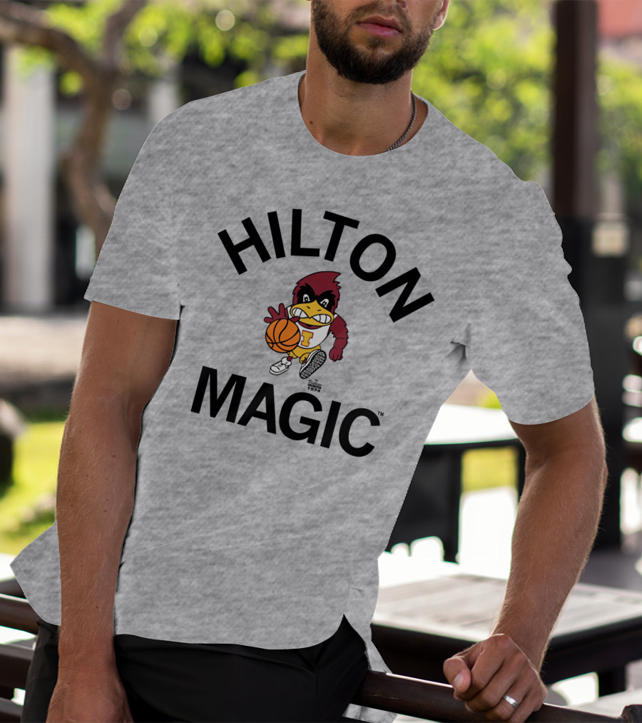 Hilton Magic Basketball Vintage Cyclone 1974 T-Shirt