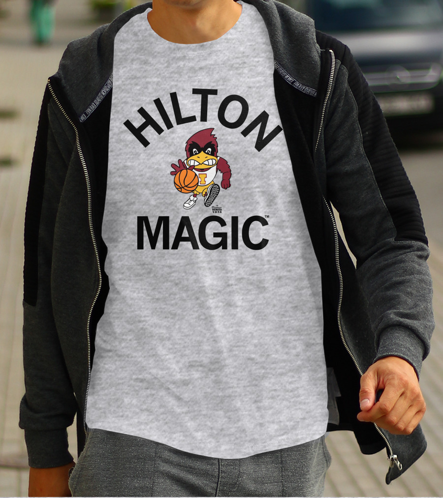 Hilton Magic Basketball Vintage Cyclone 1974 T-Shirt