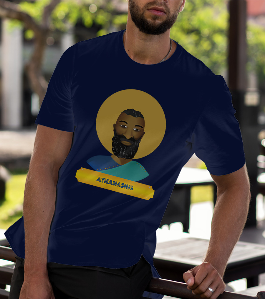 Athanasius Portrait Icon With Heritage Significance T-Shirt