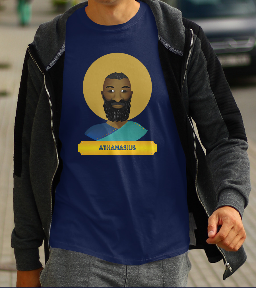 Athanasius Portrait Icon With Heritage Significance T-Shirt