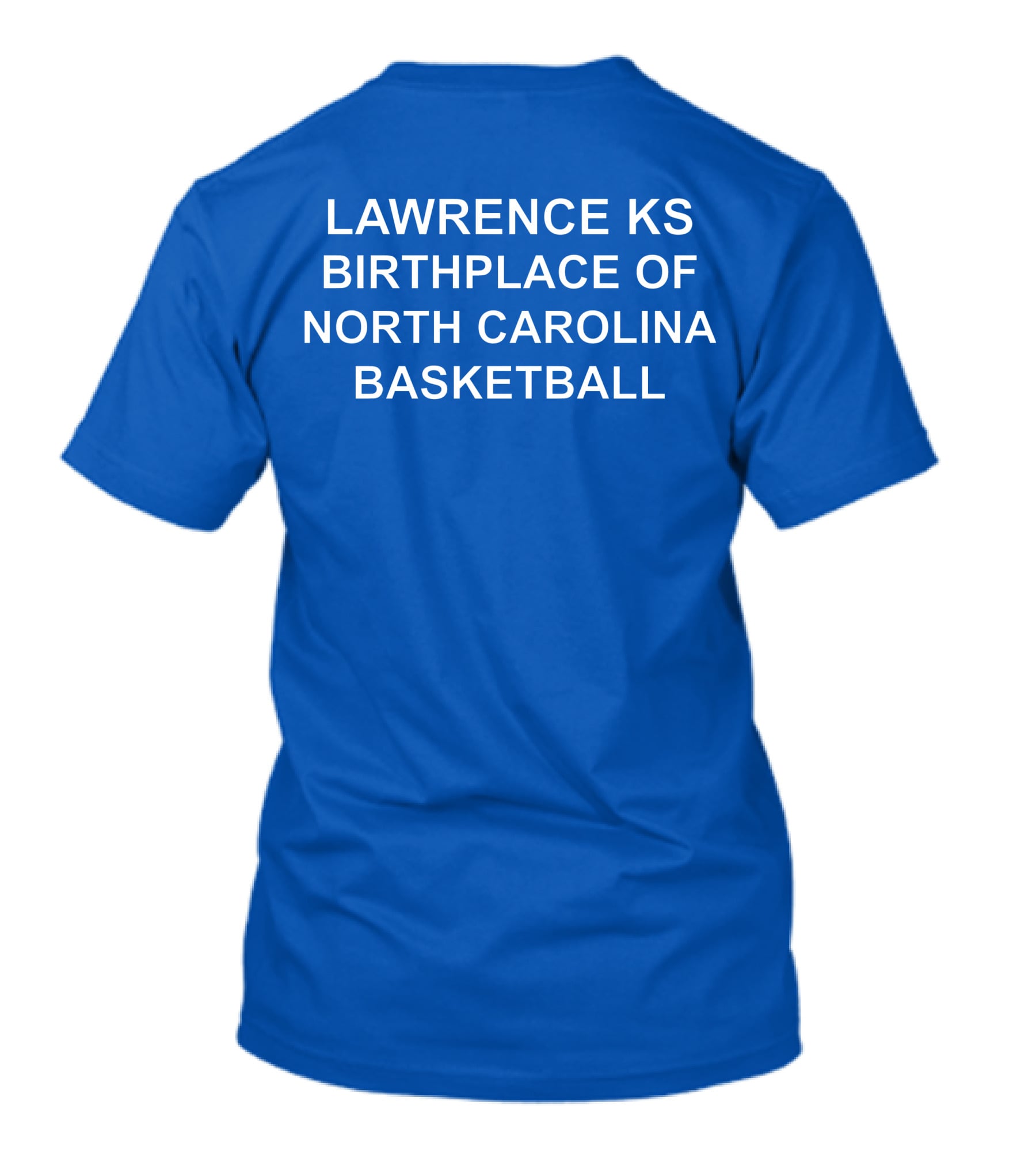 LAWRENCE KS ORIGINS OF NORTH CAROLINA BASKETBALL LEGACY T-Shirt