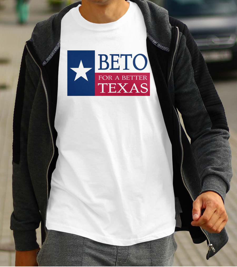 Beto For A Better Texas Star Flag T-Shirt