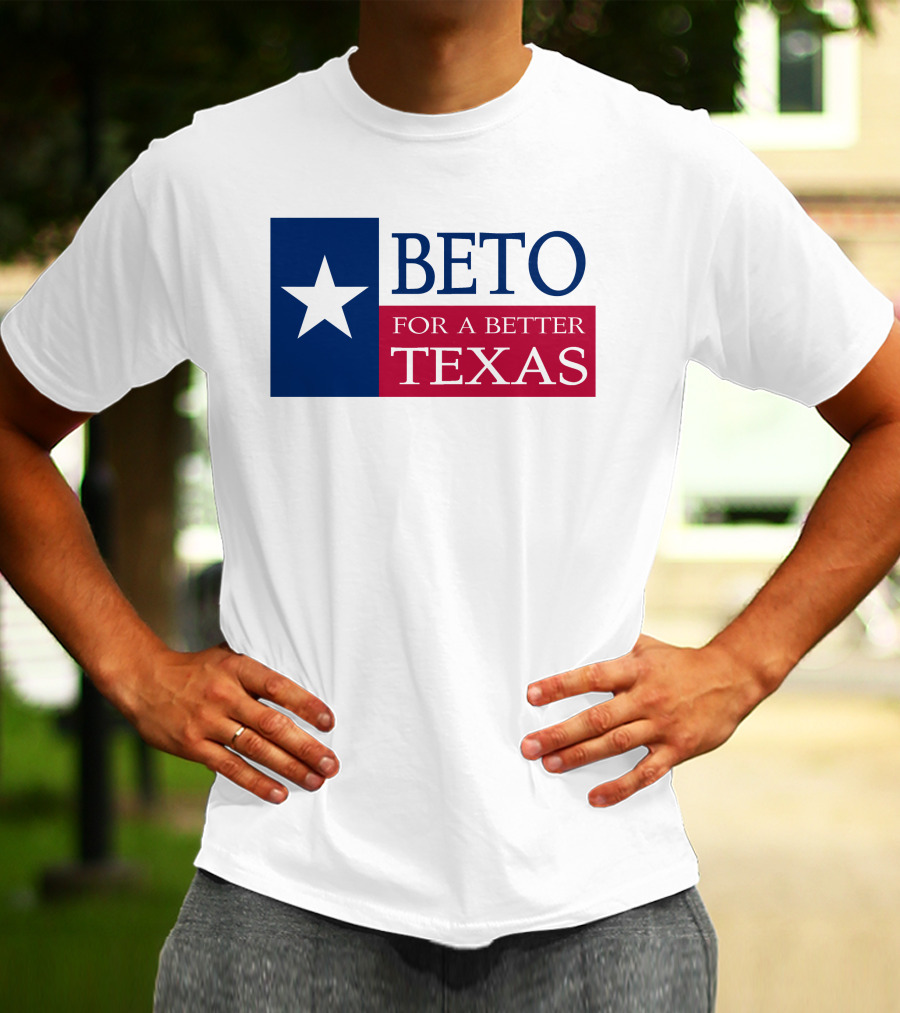Beto For A Better Texas Star Flag T-Shirt