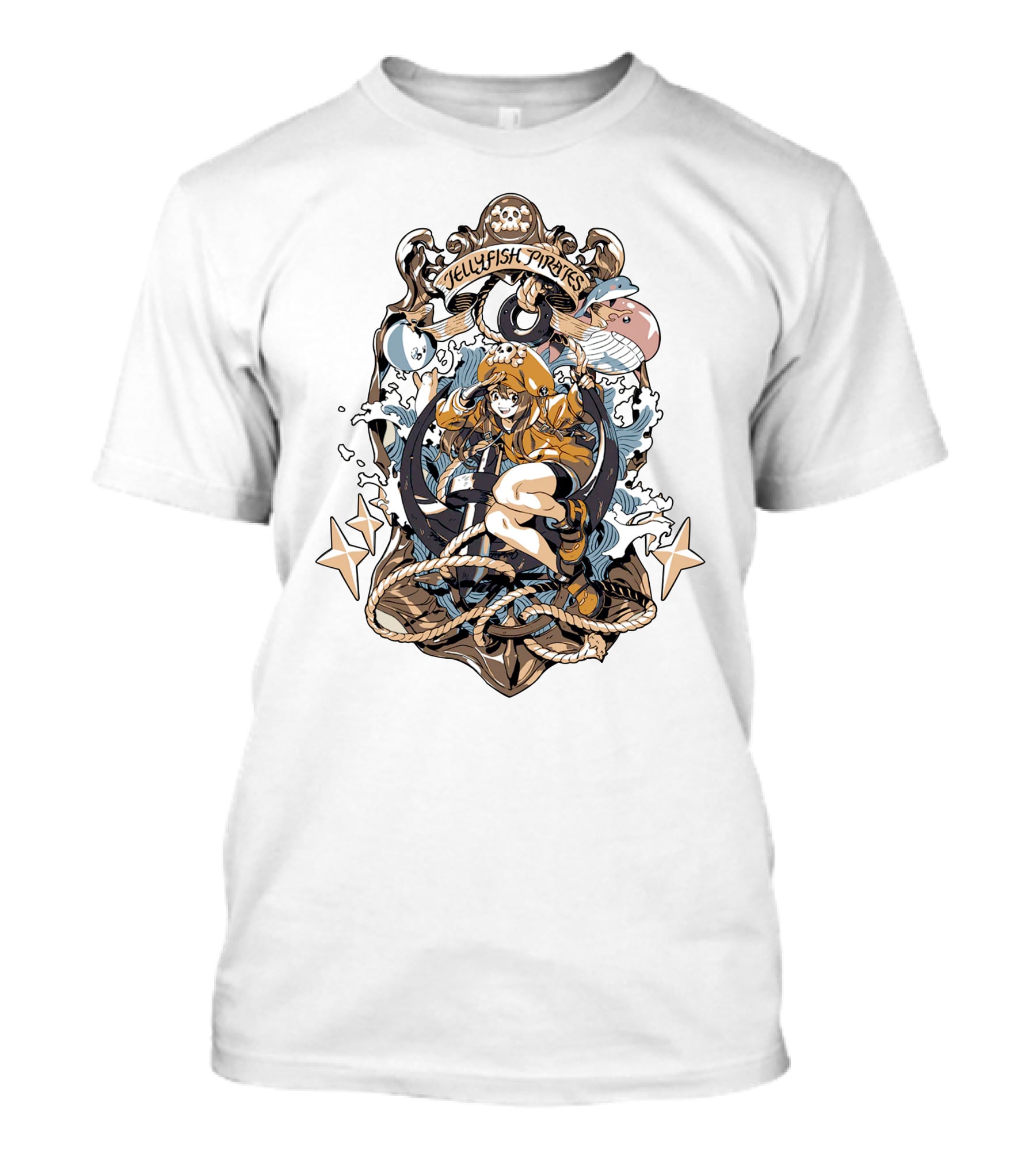 Jellyfish Pirates May Strive Guilty Gear Victory T-Shirt